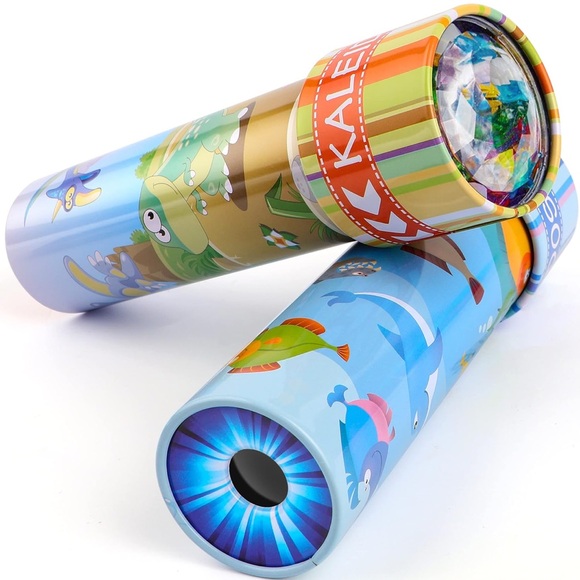2 Magic paper Kaleidoscope‎ discover hidden animals Kids toy - Picture 1 of 4